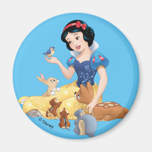 Snow White Make Time For Buddies Magnet