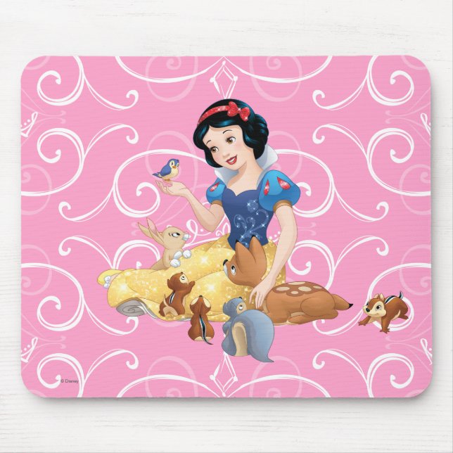 Snow White | Make Time For Buddies Mouse Pad (Front)