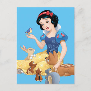 Snow White   Make Time For Buddies Postcard
