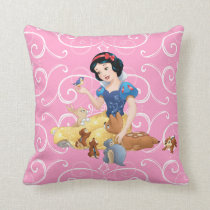 Snow White | Make Time For Buddies Throw Pillow