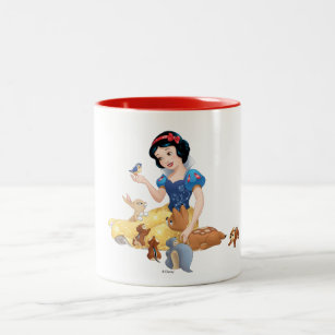 Snow White   Make Time For Buddies Two-Tone Coffee Mug
