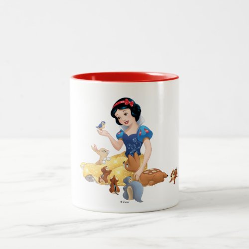 Snow White  Make Time For Buddies Two_Tone Coffee Mug