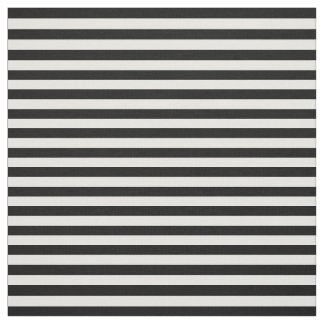 Snow white, Midnight black stipe, stripes Fabric