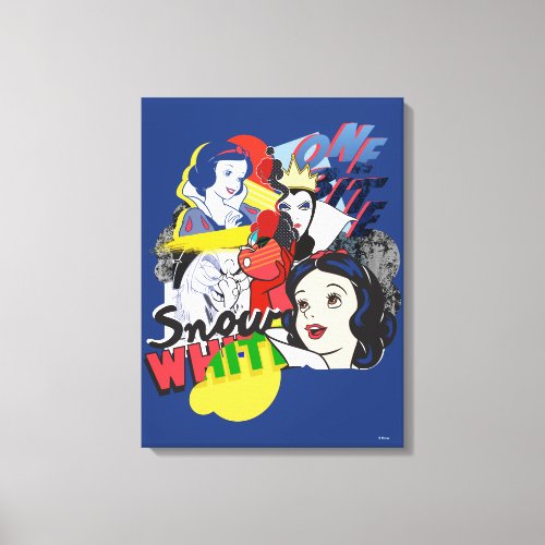 Snow White  One Bite Canvas Print