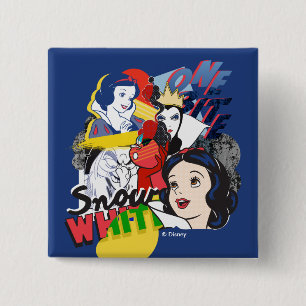 Snow White One Bite Pinback Button