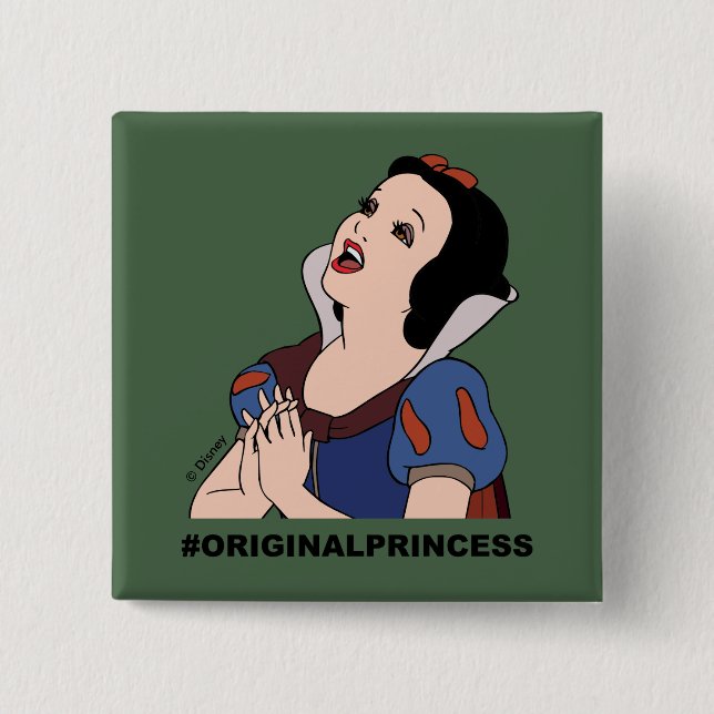 Snow White | #Original Princess Button (Front)