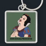 Snow White | #Original Princess Keychain<br><div class="desc">This cute Disney Princess editorial graphic features Snow White and the text,  "#Original Princess."</div>