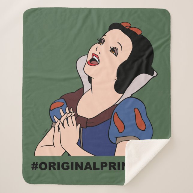 Snow White | #Original Princess Sherpa Blanket (Front)