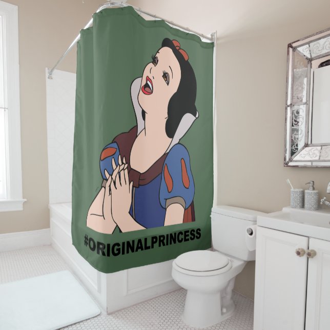 Snow White | #Original Princess Shower Curtain (In Situ)