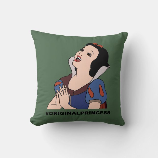 Snow White | #Original Princess Throw Pillow (Front)