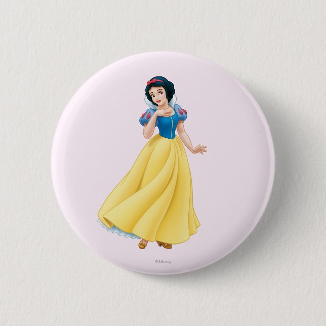 Snow White Pinback Button (Front)