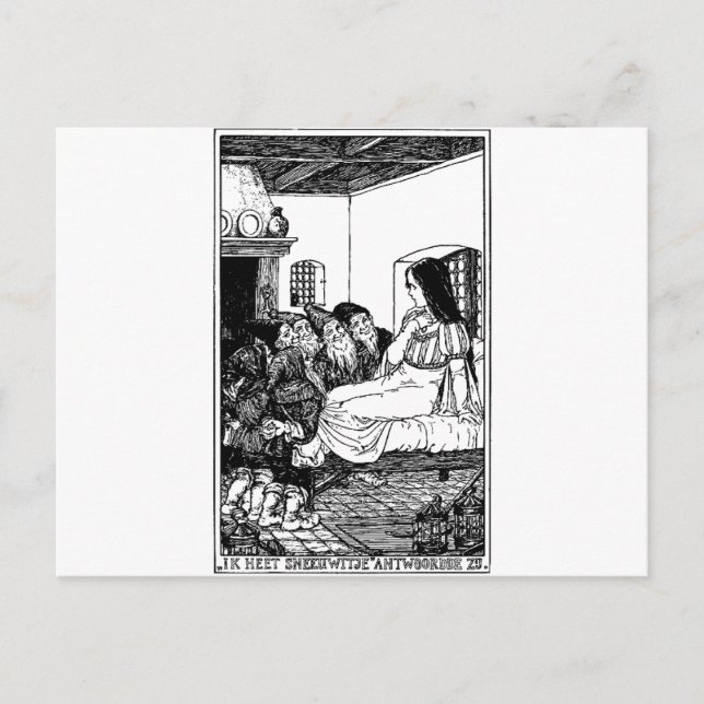 snow white postcard (Front)