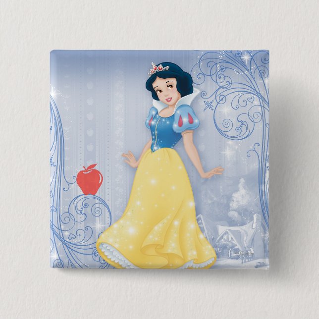 Snow White Princess Button (Front)