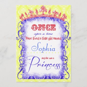 Snow White Princess Party Invitations by SweetFancyDesigns at Zazzle