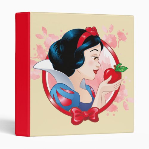Snow White  Red Apple And Bow Binder
