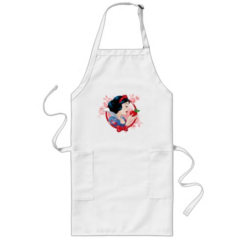 Snow White  Red Apple And Bow Long Apron