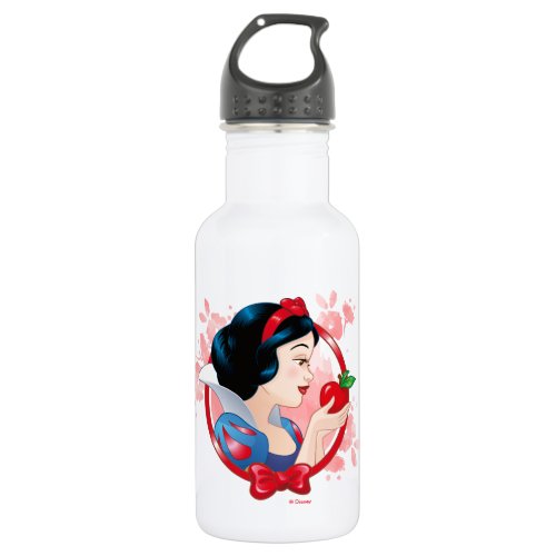 Snow White  Red Apple And Bow Water Bottle