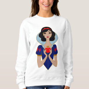 Snow White Stylized Character Badge Sweatshirt