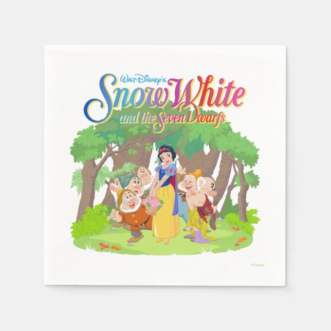 Snow White & the Seven Dwarfs | Wishes Come True 2 Napkins (Front)
