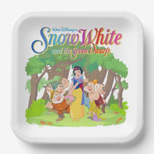 Snow White  the Seven Dwarfs  Wishes Come True 2 Paper Plates