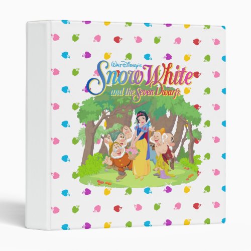Snow White  the Seven Dwarfs  Wishes Come True 3 Ring Binder