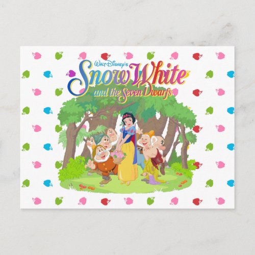 Snow White  the Seven Dwarfs  Wishes Come True Postcard