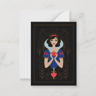 Snow White Valentine's Day Note Card