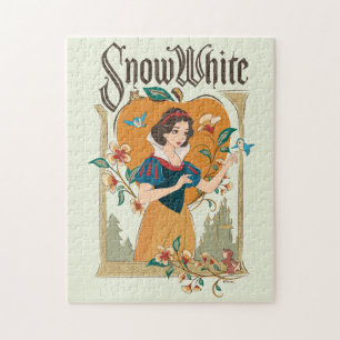 Snow White Vintage Decorative Graphic Jigsaw Puzzle