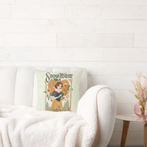 Snow White Vintage Decorative Graphic Throw Pillow