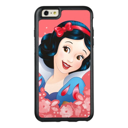 Snow White  Watercolor Floral Frame OtterBox iPhone 66s Plus Case