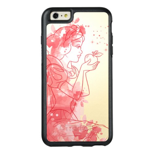 Snow White  Watercolor Outline OtterBox iPhone 66s Plus Case