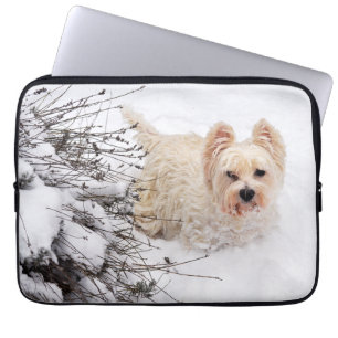 Snow White Westie Dog Photo Electronics Bag