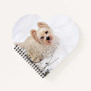 Snow White Westie Dog Photo Notebook