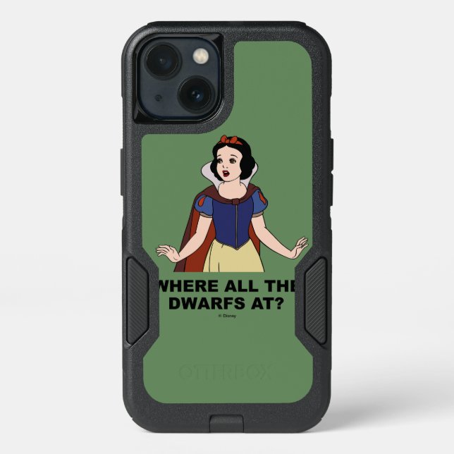 Snow White | Where all the Dwarfs at? Otterbox iPhone Case (Back)