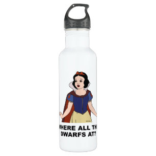 Snow White   Where all the Dwarfs at? Stainless Steel Water Bottle