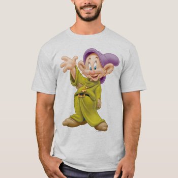 Snow White's Dopey T-shirt by SevenDwarfs at Zazzle