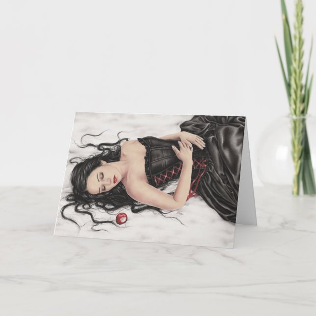 Snow Whites Fall Greeting Card (Front)