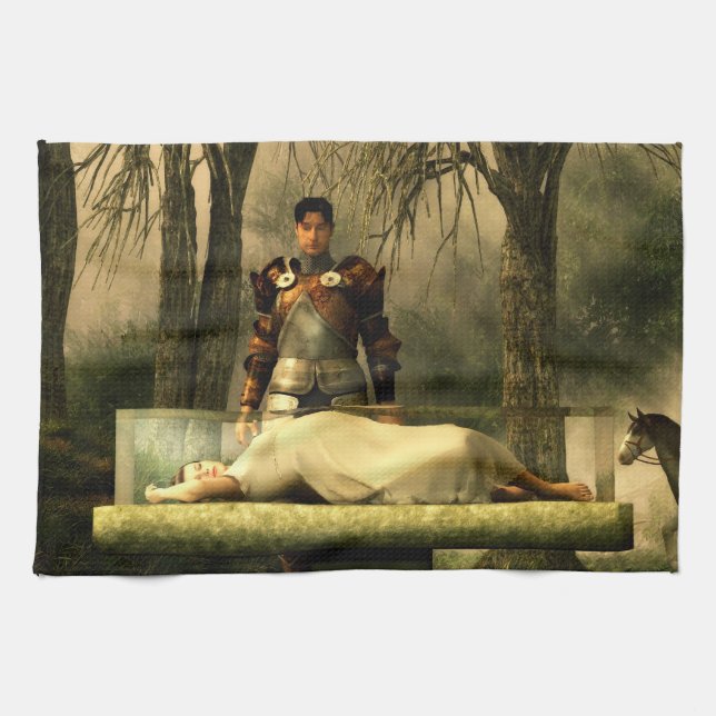 Snow White's Glass Coffin Towel (Horizontal)