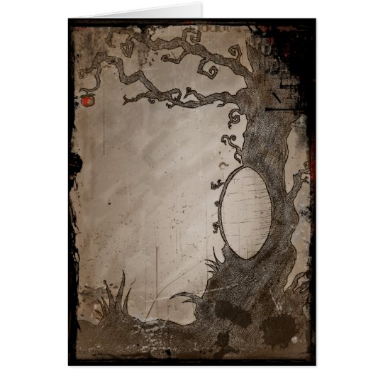 Snow White's Magic Mirror Tree Card