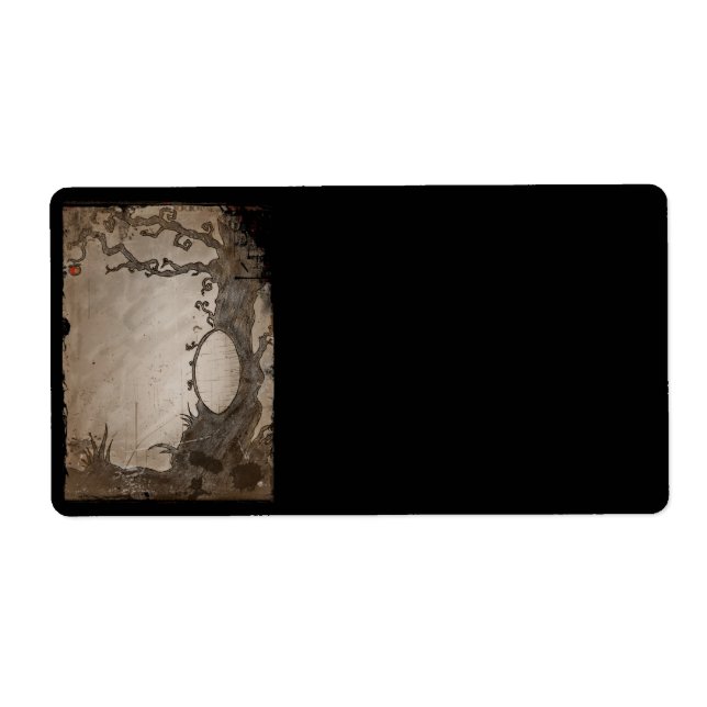 Snow White's Magic Mirror Tree Label (Front)