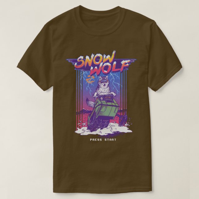 Snow Wolf T-Shirt (Design Front)