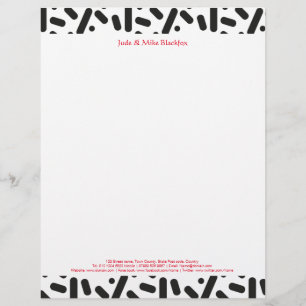 Snow Xmas Stationary and Gifts Letterhead