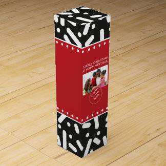 Snow Xmas Stationary and Gifts Wine Box