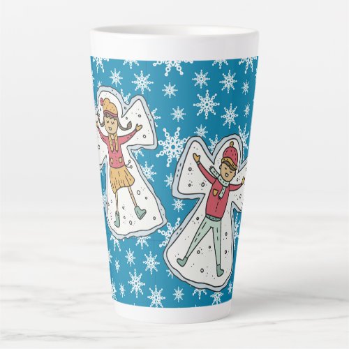 Snowangels Latte Mug