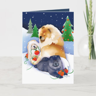SNOWBABIES Chow Art cards