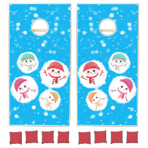 Snowball and Snowman with background