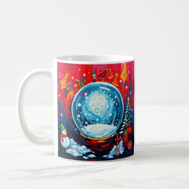 snowball coffee mug (Left)