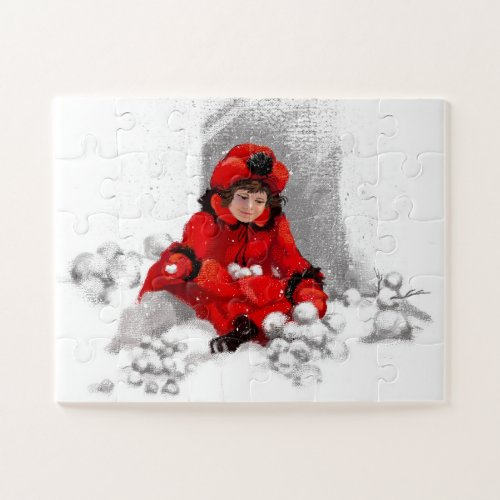 Snowball Day Jigsaw Puzzle