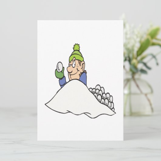 Snowball Fight (Standing Front)