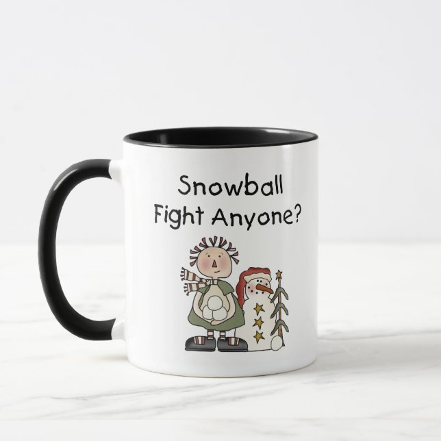 Snowball Fight Mug (Left)